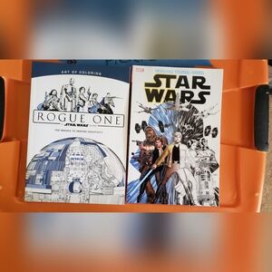 2 New Out of Print Star Wars coloring books